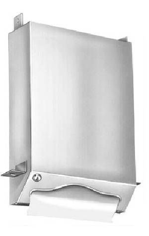 Recessed Towel Dispenser For Behind Wall or Mirror